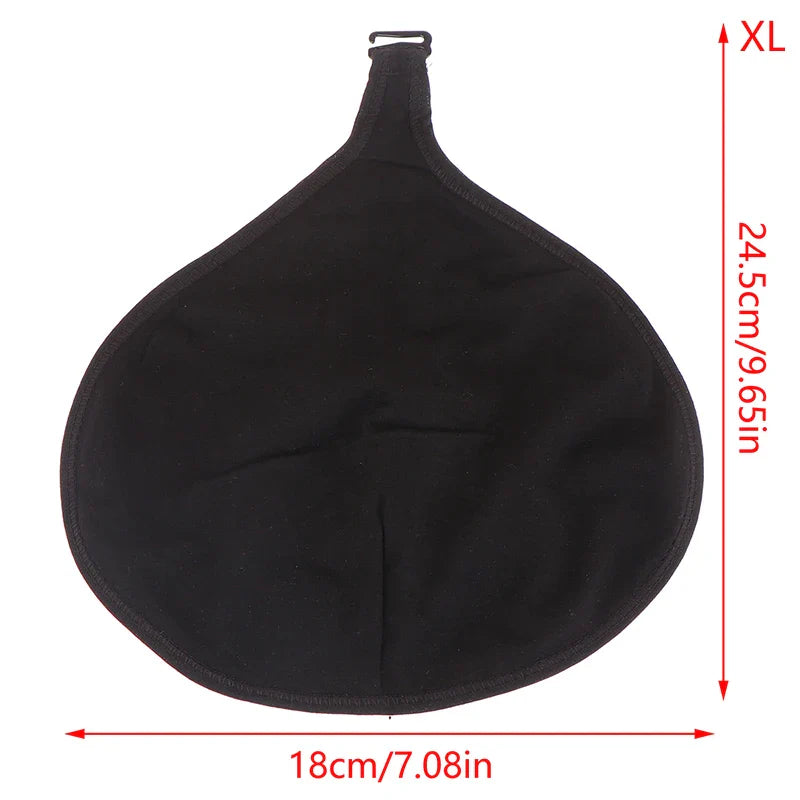 Women Silicone Breast Forms Cover with Cotton Pocket – Mastectomy Prosthesis Protective Triangle Inserts