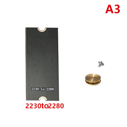 M.2 SSD Adapter Card 2230 to 2242 / 2230 to 2280 / 2242 to 2280 NVMe Extension Converter Bracket Transfer Adapter for Solid State Drive Upgrade