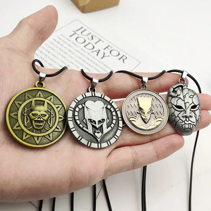 JoJo’s Bizarre Adventure Arrow Pendant Necklace – Josuke & Jotaro Cosplay Jewelry Gift