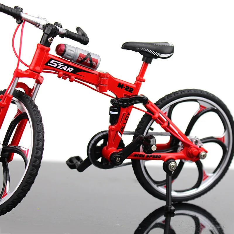 1:8 Alloy Mini Mountain Bike Model – Diecast Metal Simulation Bicycle Toy Collectible Gift