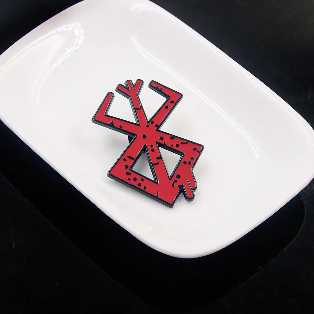 Anime Guts Enamel Pin – Berserk Brand of Sacrifice Lapel Brooch for Men & Women Gift