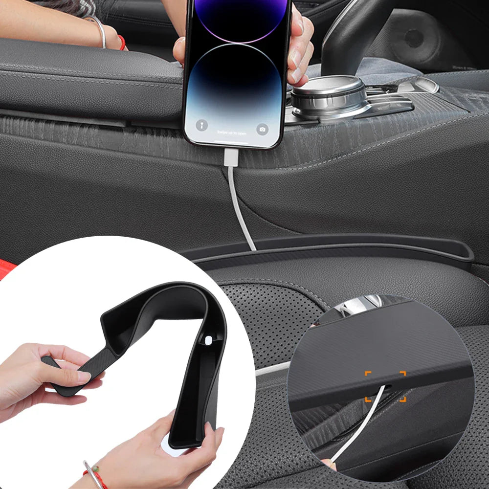 2024 New 2PCS Car Seat Gap Filler – Auto Storage Box to Prevent Phone Drops, Universal Car Accessories Tool Kit