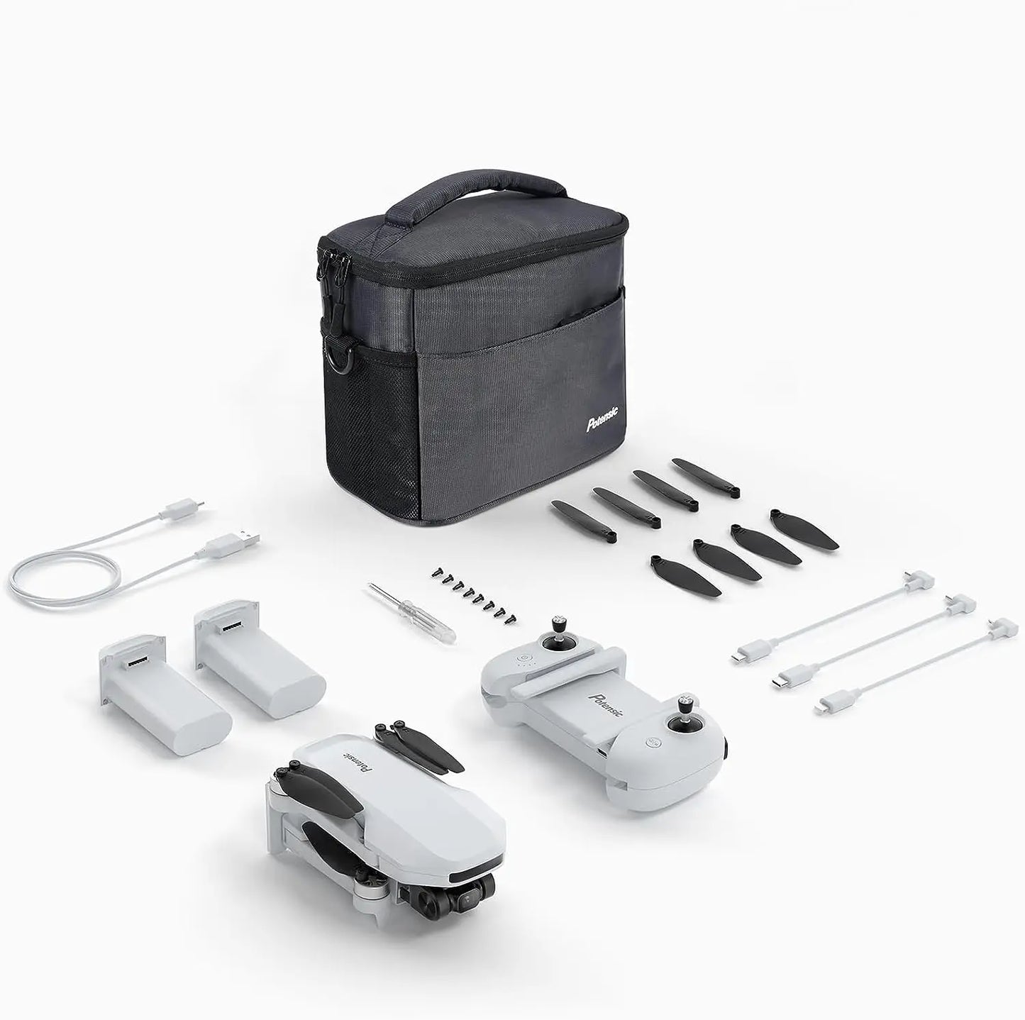 Potensic ATOM SE Drone — Under 249g GPS, Auto Return, Single-Axis Gimbal, EIS, 4KM Waypoint & Follow Me