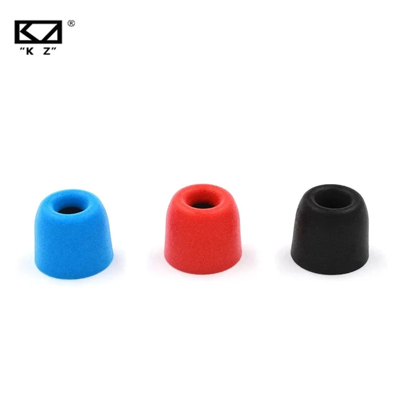 KZ Memory Foam Ear Tips - 3 Pair Noise Isolating Replacement Earbuds Pads for KZ Headphones