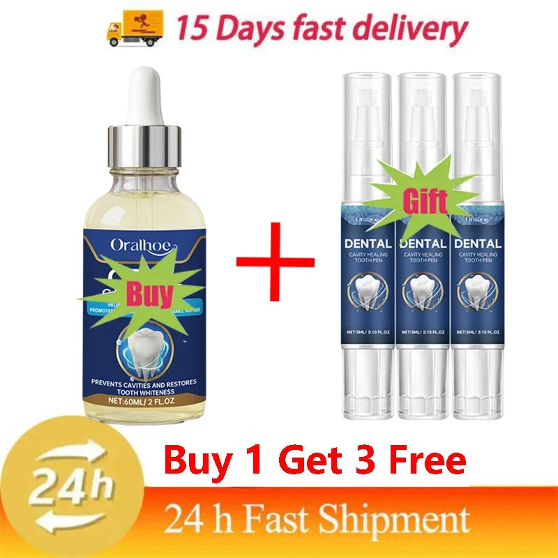 60ML Gum Repair Gel Serum - Sore Gum Relief Dental Care for Teeth Cleaning, Stains, Tartar & Oral Health