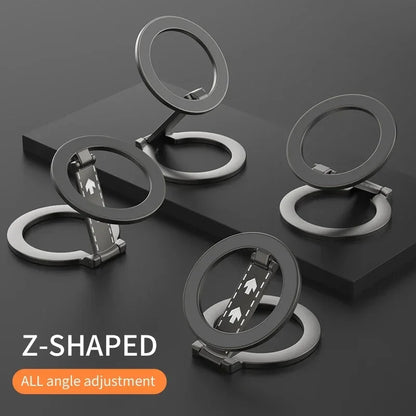 Double-Sided Magnetic Phone Ring Holder – MagSafe Kickstand, Magnet Grip for iPhone 16/15/14, Huawei & Xiaomi