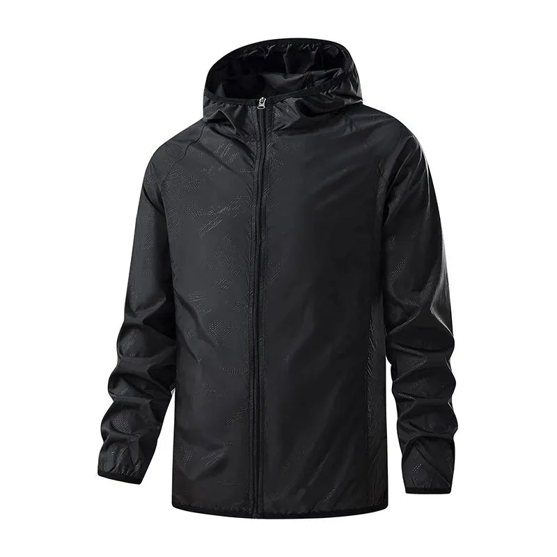 LNGXO Waterproof Hiking Jackets for Men & Women – Sun Protection Windbreaker, Camping, Climbing, and Outdoor Rain Coat, Unisex Portable Gear
