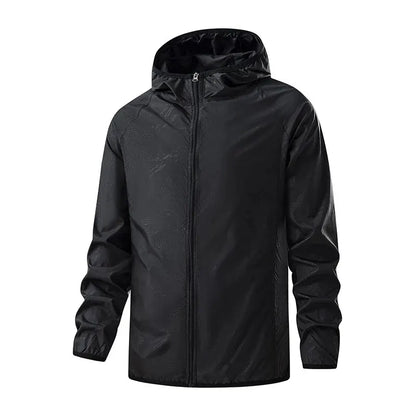 LNGXO Waterproof Hiking Jackets for Men & Women – Sun Protection Windbreaker, Camping, Climbing, and Outdoor Rain Coat, Unisex Portable Gear