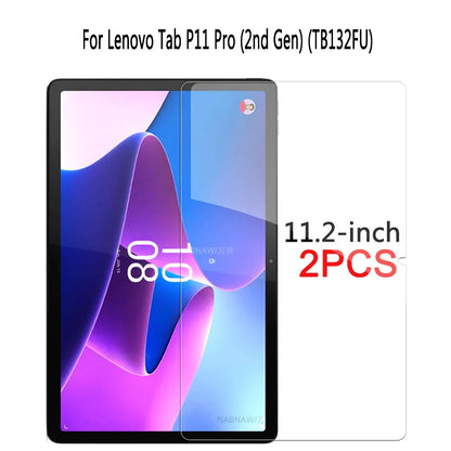 2PCS Tempered Glass Screen Protector for Lenovo Tab P11 Gen 2, M10 FHD Plus, M9, M8, M7, Legion Y700, Xiaoxin Pad 2024, YOGA 11