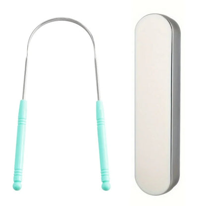 Stainless Steel Tongue Scraper – High-Quality Oral Tongue Cleaner Brush for Superior Oral Hygiene
