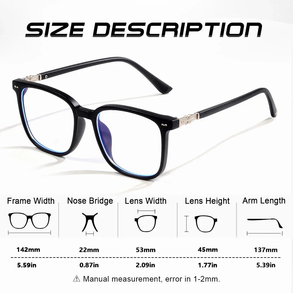 CRIXALIS Anti Blue Light Glasses - Fashionable Computer & Phone Protection Eyewear for Men and Women