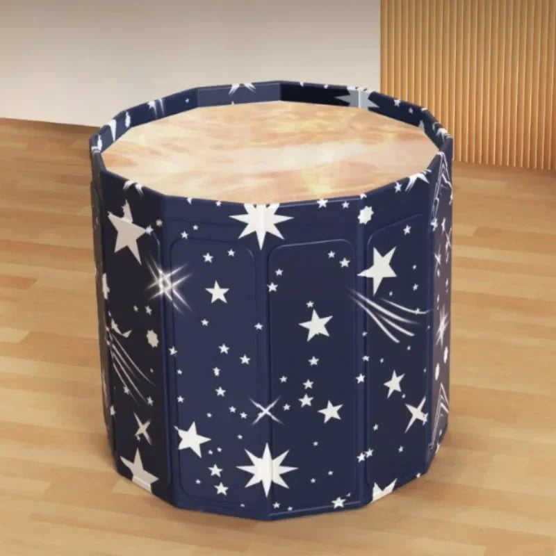 Folding Portable Adult Bath Tub – Thickened Insulated Round SPA Soaking Bucket for Home Bathroom