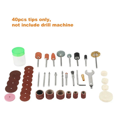Adjustable 5-Speed Electric Rotary Tool – 5000-18000 RPM Dremel Grinder Engraver Pen with 165-Piece Tip Set