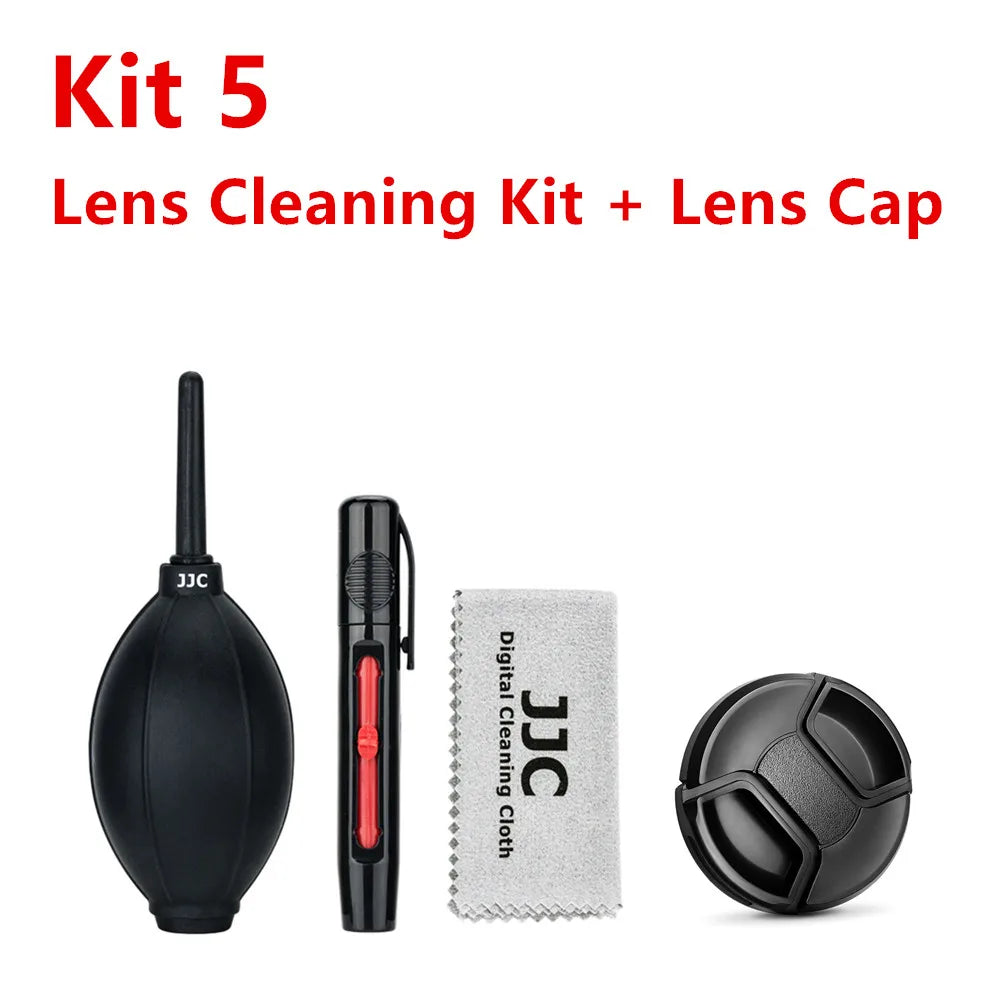 UV, FLD, CPL, ND (ND2/4/8), Star, Yellow Grad, Grey Filter Kit with Cleaning Set — Fits 37mm to 82mm Lenses