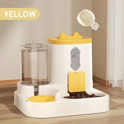 2-in-1 Cat Food and Water Feeder – Fully Automatic Pet Dispenser