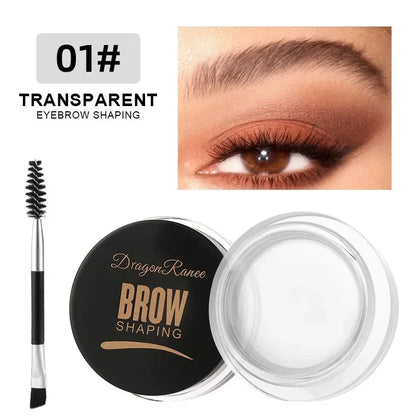 Matte Eyeliner & Eyebrow Cream Gel – Waterproof, Long-Lasting Brow Contouring Cream in Brown & Black for Wild Brows & Concealer