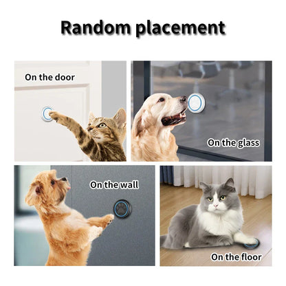 Pet Touch Ringer Bell – 300M/984ft Range, 60 High-Volume Tunes for Cat & Dog Training, Smart Home Doorbell US/EU