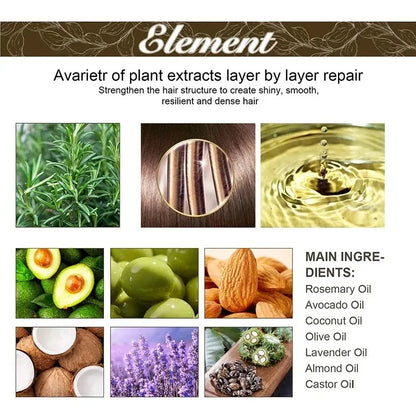 Rosemary Hair Growth Oil 1-3pcs - Moisturizing Hair Serum for Scalp Care & Hair Repair