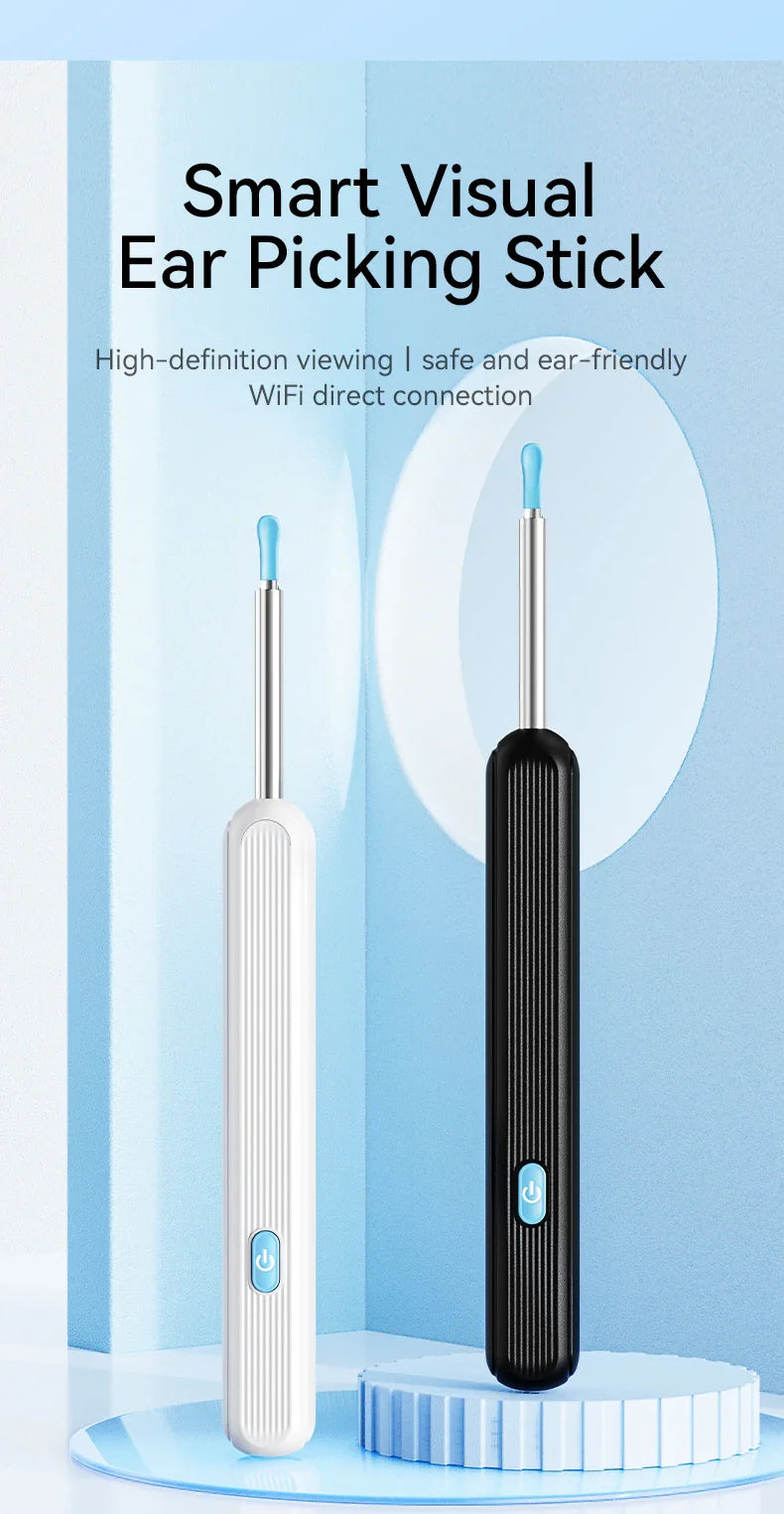 Wireless Ear Wax Cleaner with Camera – Safe Earwax Removal Endoscope with LED Light, Ear Cleaning Tool for Ear Care