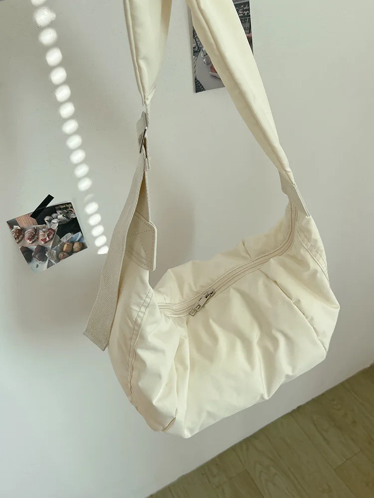 Fashion Women's Large Capacity Crossbody Shoulder Bag – Casual, Simple & Versatile Down Cotton Design