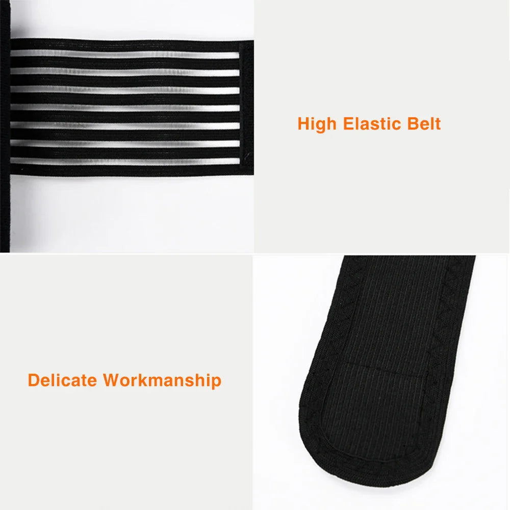 Tourmaline Magnetic Heated Vest — Self-Heating Thermal Waist Brace & Lumbar Support Corset for Posture Correction and Pain Relief