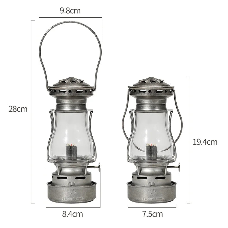 ThousWinds Twilight Kerosene Camping Lantern – Portable Retro Oil Lamp for Outdoor Picnic and Backpacking