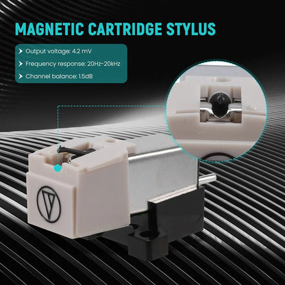 Audio-Technica AT3600L Needle – Turntable LP Vinyl Record Player Phono Stylus & AT91 Cartridge Stand
