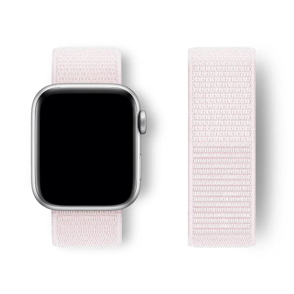Sport Loop Strap for Apple Watch Band 40mm–49mm – Compatible with Series 3–10, SE & Ultra Adjustable Bracelet