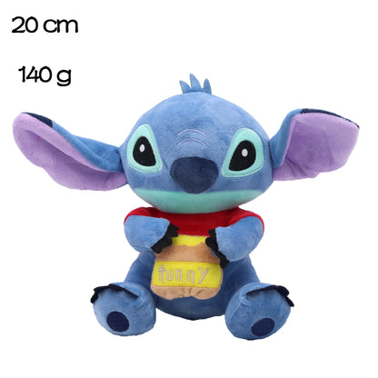 Authentic Disney Stitch Plush Toy 20-25CM - Lilo & Stitch Stuffed Kawaii Pillow Doll for Kids Birthday Gift