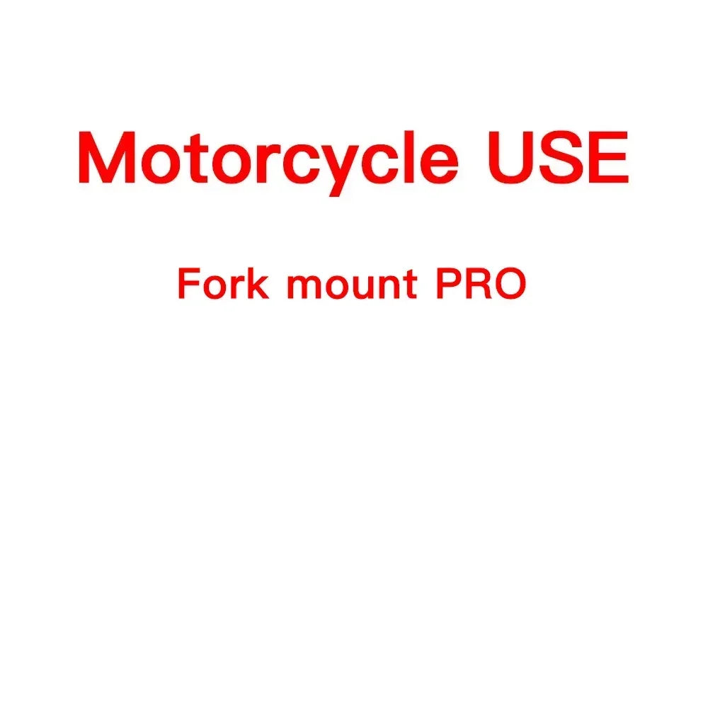 Customized Bicycle & Motorcycle Phone Holder — Fork Stem Handlebar Mount with Dampeners, Brake & Clutch V2 Adaptor