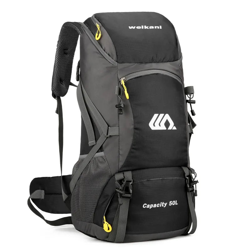 2025 50L Outdoor Hiking & Camping Backpack – Travel Duffel & Sports Backpack