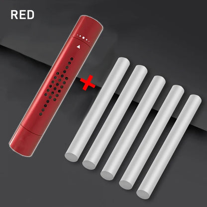 Car Air Vent Freshener – Metal Perfume Diffuser Clip with 5 Aroma Fragrance Sticks for Auto Interior