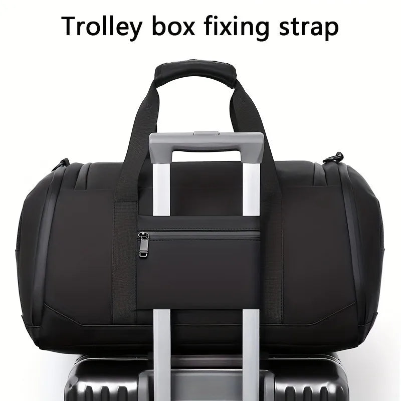 Large Capacity Men’s Carry-On Travel Duffel Bag – Spacious Gym & Weekend Overnight Bag with Multiple Compartments