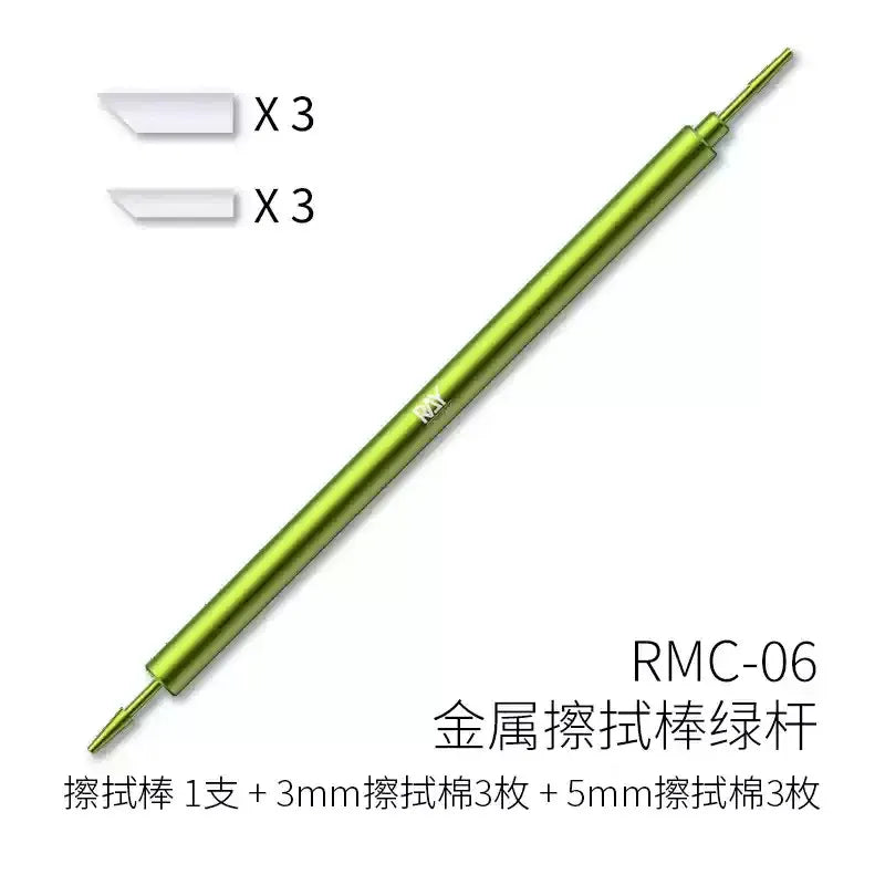 RAY Studio Metal Wiping Stick – Polyester Tip Cleaning Swab for Model Panel Liner Removal, Hobby Detailing & Precision Craft Work