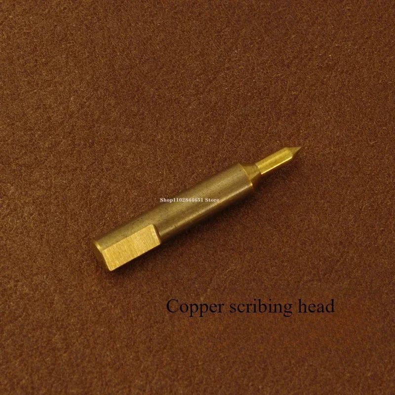 Adjustable Leather Grooving & Marking Tool – Multi-Function Cutter Head for DIY Leathercraft & Edge Carving