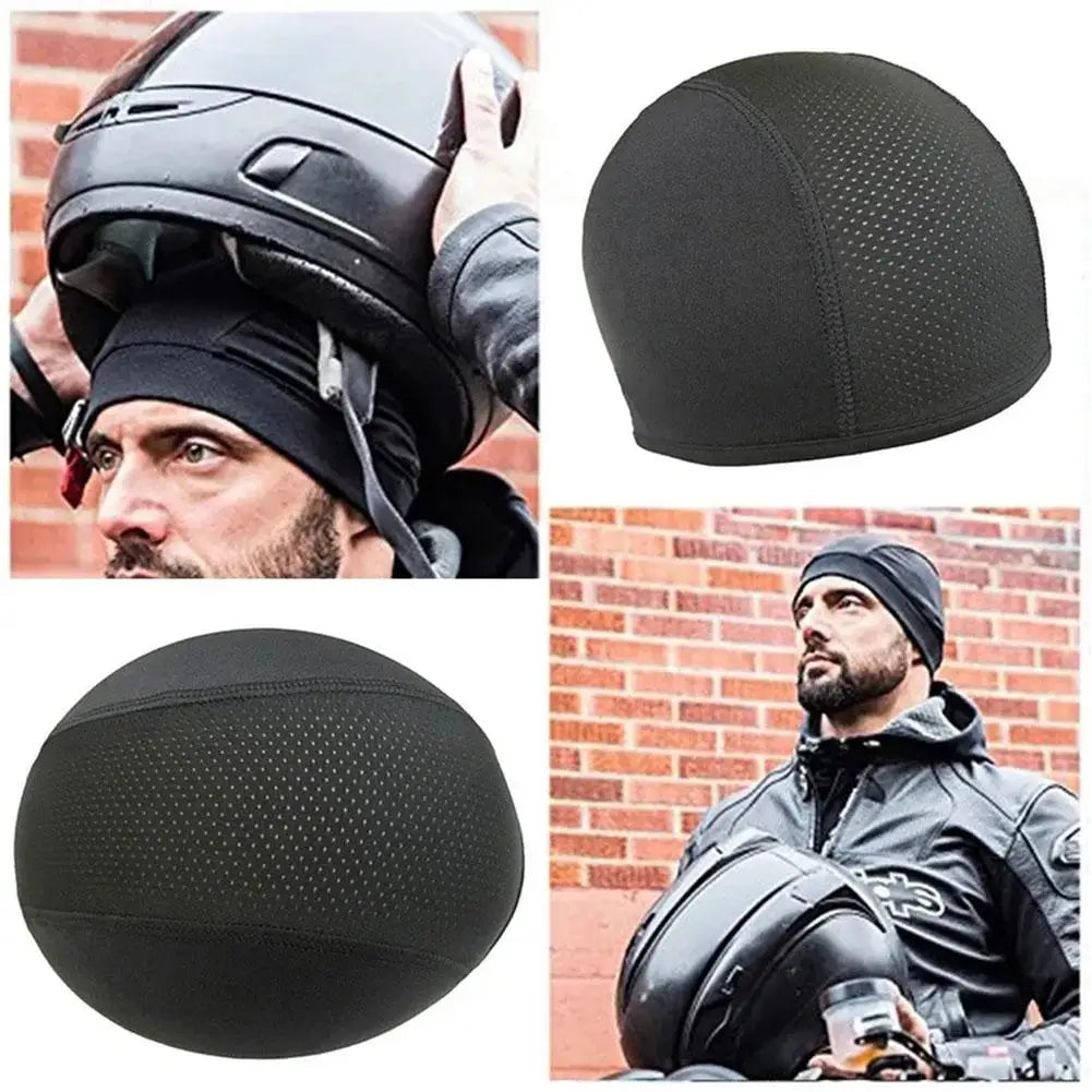 Breathable Motorcycle Helmet Inner Cap - Quick Dry Racing Hat Beanie for Helmet, Motorcycle Accessories