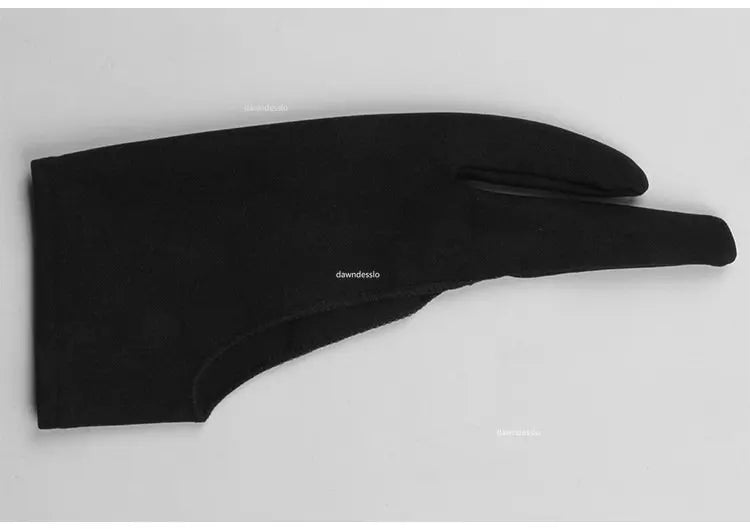 Anti-Touch Two-Finger Hand Gloves for Tablet Drawing & Digital Art - Anti-Fouling, Oil Painting Screen Protection