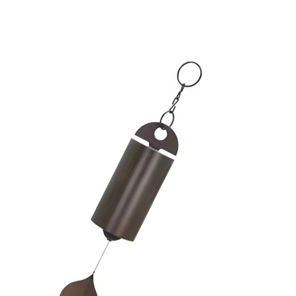 Copper Wind Chimes - Retro Serenity Bell with Deep Resonance, Metal Cylinder for Outdoor Patio Decor
