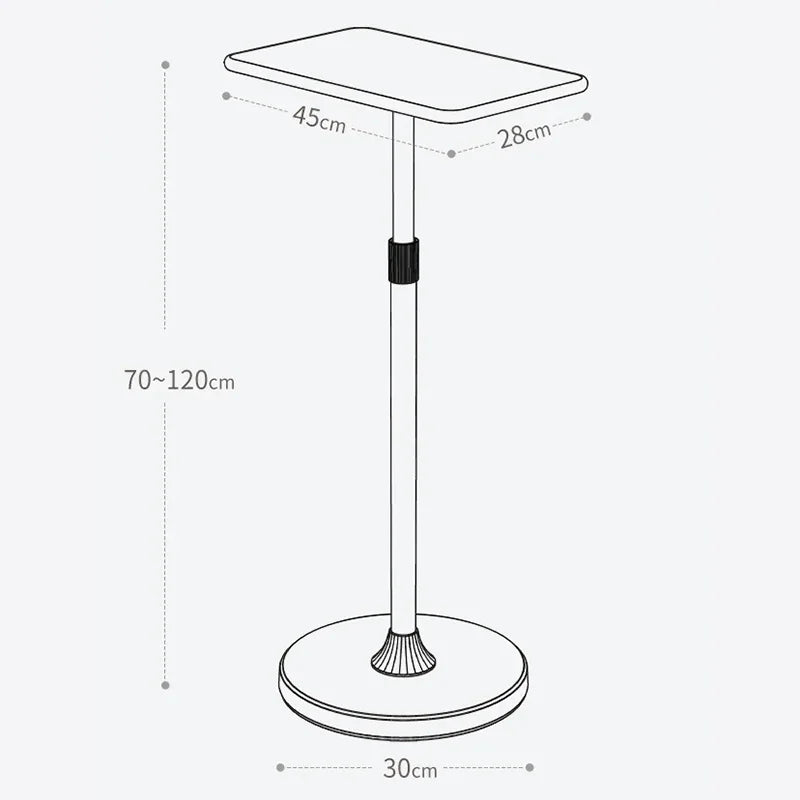 Adjustable Portable Laptop Stand – Ergonomic Notebook Holder for MacBook & Laptops, Foldable Vertical Office Desk Computer Riser