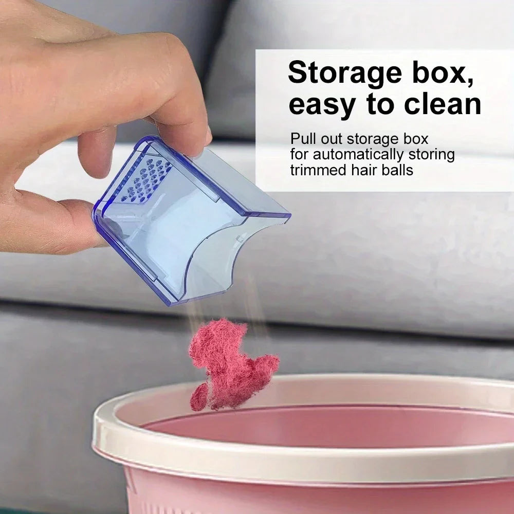 Electric Lint Remover – Battery-Powered Hairball Trimmer for Clothes and Furniture