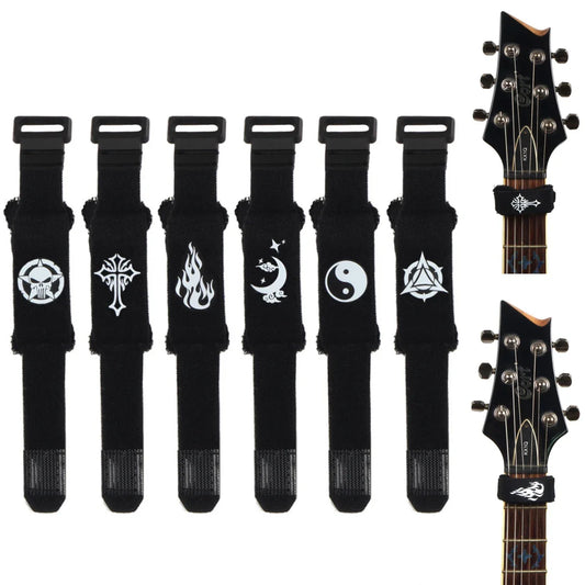 Acoustic Electric Guitar Fret String Mute | Noise Damper & Fretboard Muting Tape | String Wrap for Guitar, Bass, Ukulele