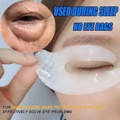 Collagen Eye Mask – Wrinkle Removal, Firming & Moisturizing Patches with Hyaluronic Acid for Smooth Eye Skin
