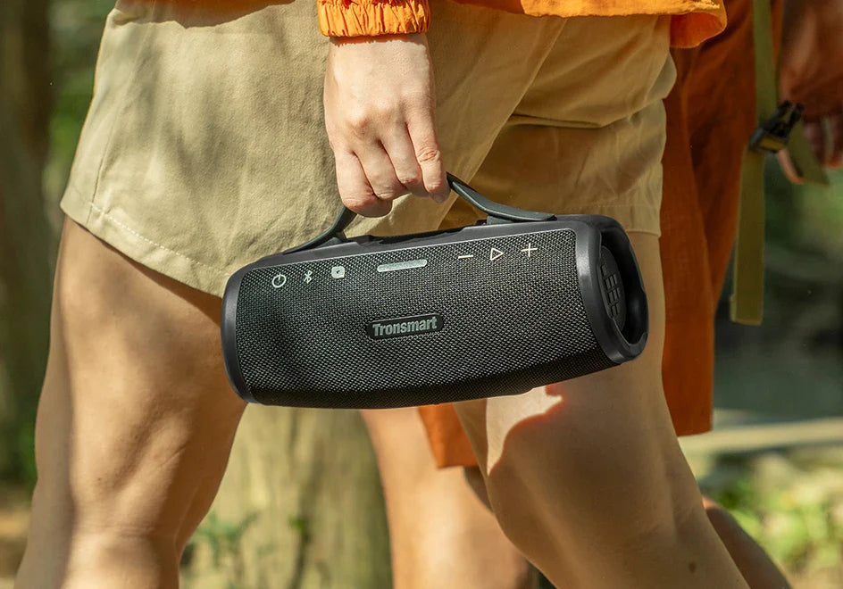 Tronsmart Mirtune S100 50W Bluetooth Speaker – IPX7 Waterproof, APP Control, Built-in Powerbank & Retractable Handle