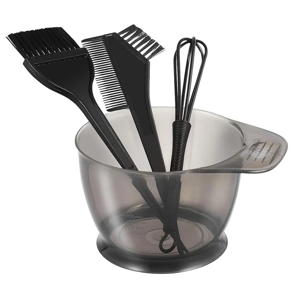 6pcs Professional Hair Coloring Kit – Hairdressing Tools for Salon & Home Use, Perfect Color Match