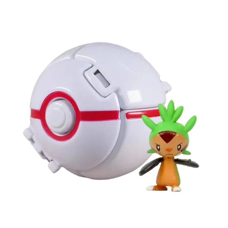 Pokemon Pokeball Figurine — Anime Action Figures including Pikachu & Charizard, Kids Collectible Toy Gift