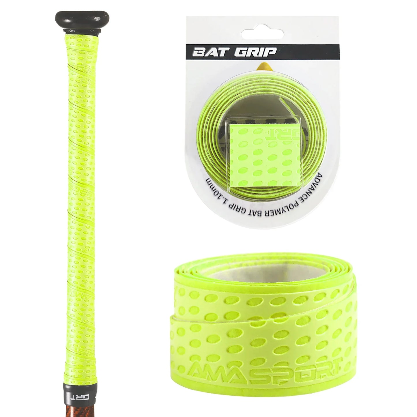 AMASPORT Baseball Bat Grip Tape – Anti-Slip Sweatband for Softball, 5/10/20pcs Sports Accessories