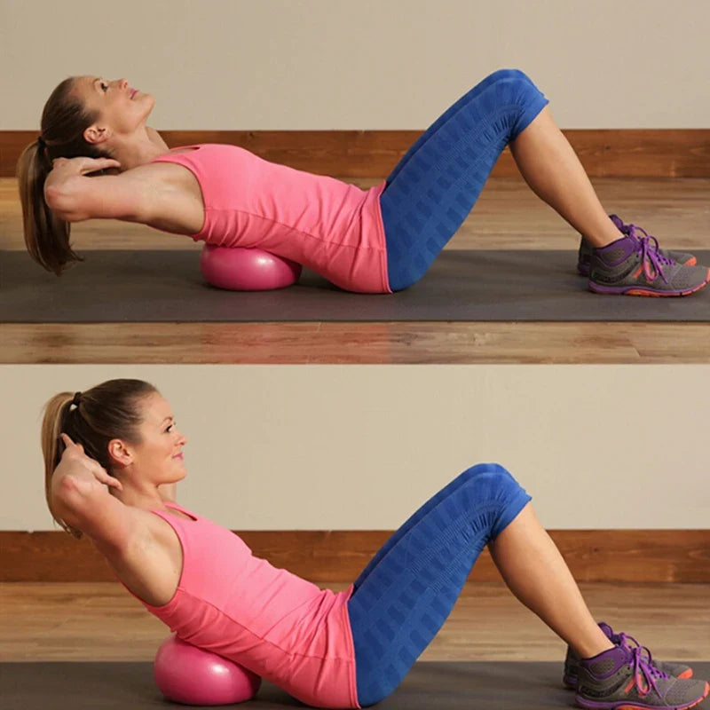 25cm Yoga Ball - Exercise Gymnastics, Pilates Balance Ball for Core Fitness, Indoor Training