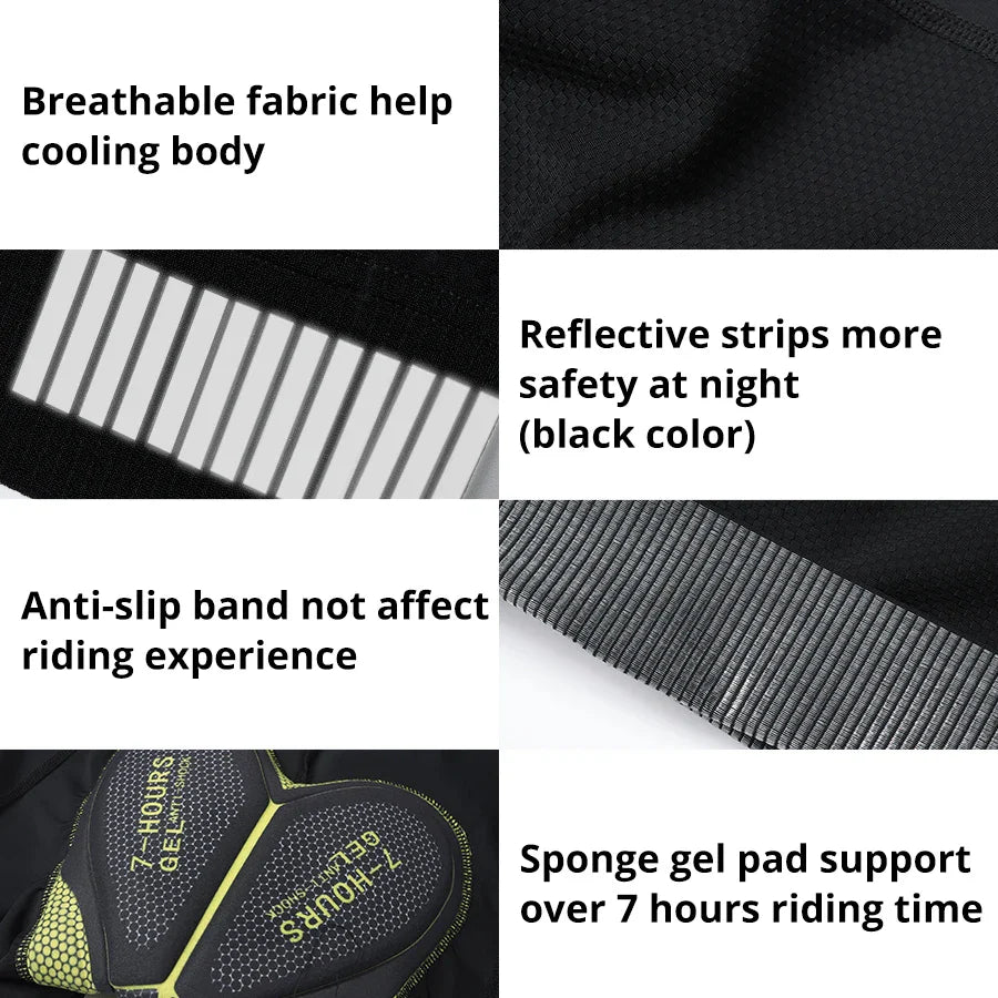 2024 Men’s & Women’s Cycling Shorts with Gel Pad — MTB Mountain, Road Bike, Downhill Enduro Bicycle Clothes