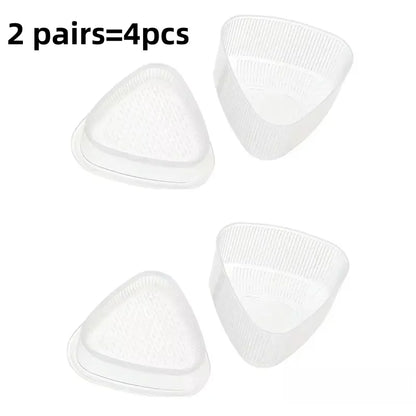 2PCS Transparent Sushi Mold Kit – DIY Onigiri Rice Ball & Triangular Sushi Maker Press for Bento Kitchen Food Preparation