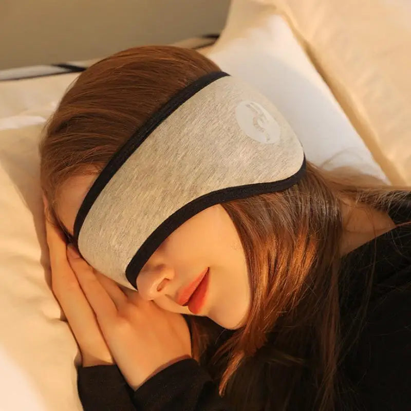 2-in-1 Noise-Reducing Earplugs & Adjustable Sleep Eye Mask – Travel, Nap & Sound Insulation Earmuffs